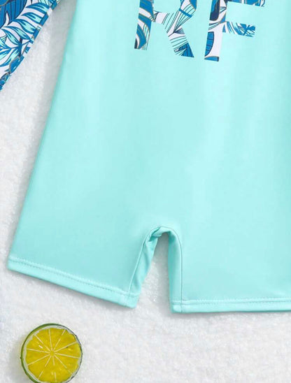 Tropical splash surf baby boy one piece |9M-3Y