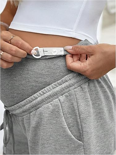 Maternity Drawstring Waist Slant Pocket Shorts