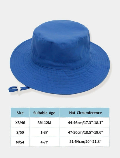 Royal Blue wide Brim hat