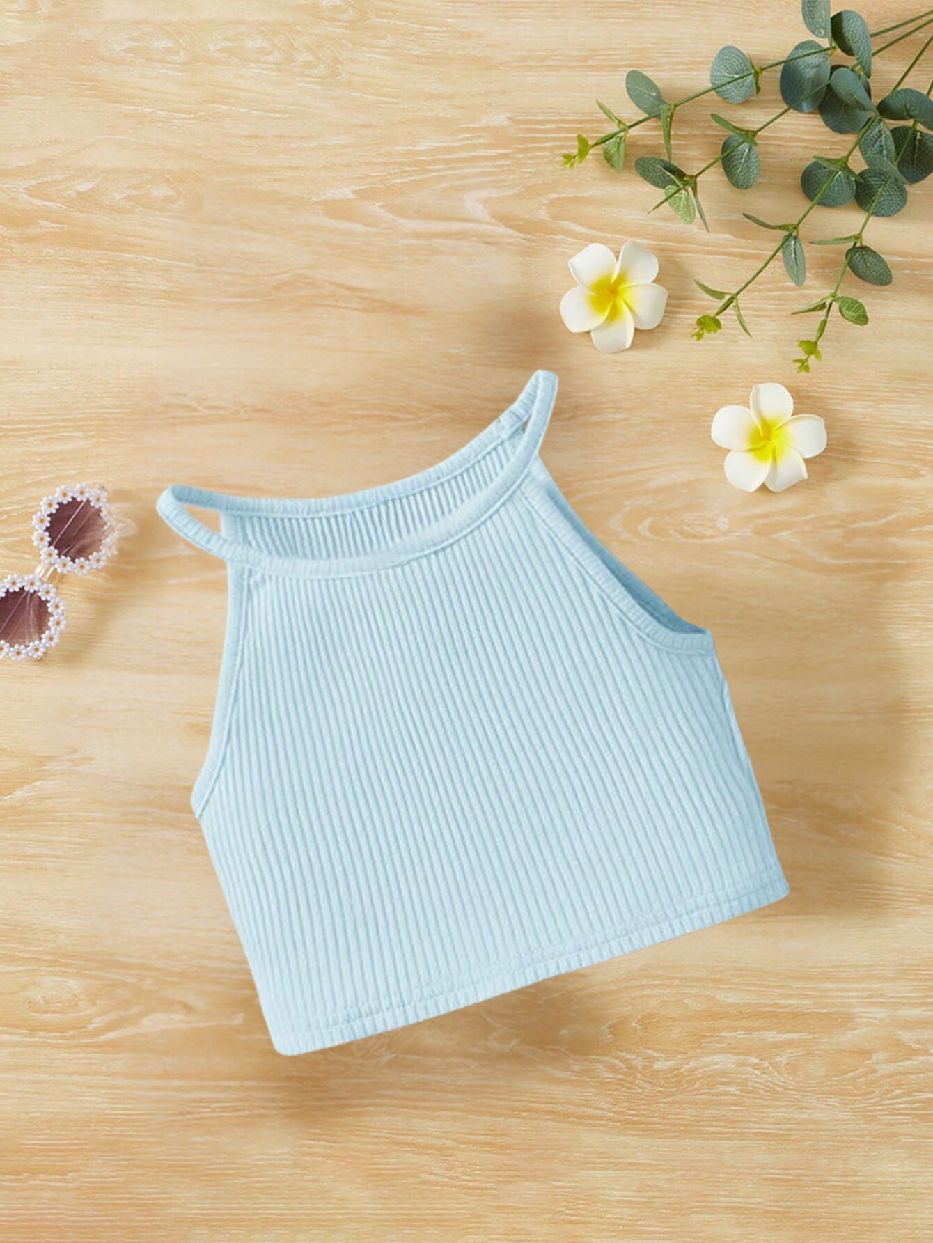 Baby Girls Blue Cami Top | 6M-3Y