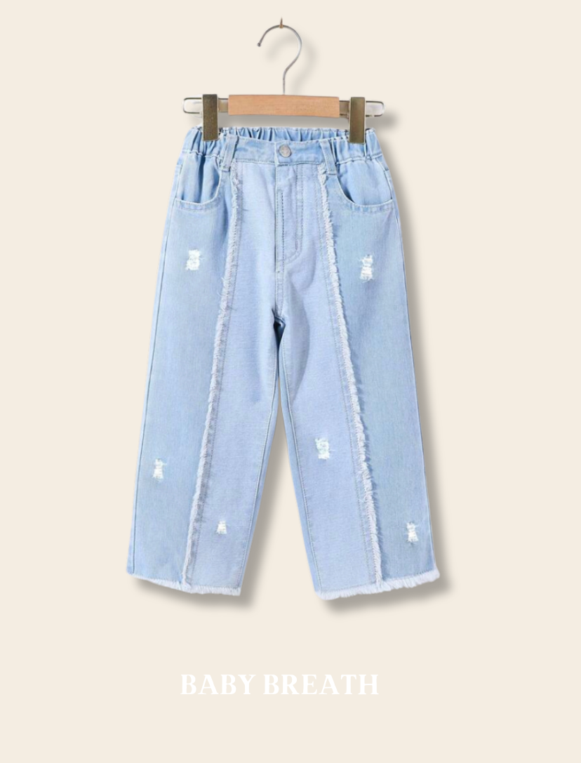 Fashionable Two Tone Jean | 4Y-7Y