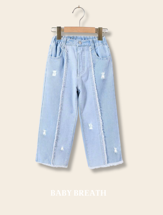 Fashionable Two Tone Jean | 4Y-7Y