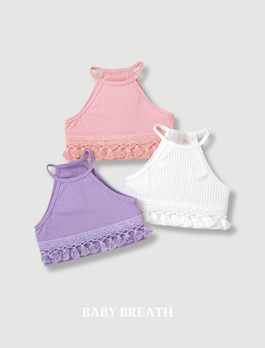 Lily Lace Halter Top | 4Y-7Y