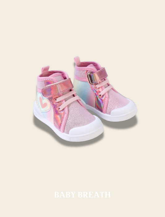 Casual Cute Heart Pink Sneakers