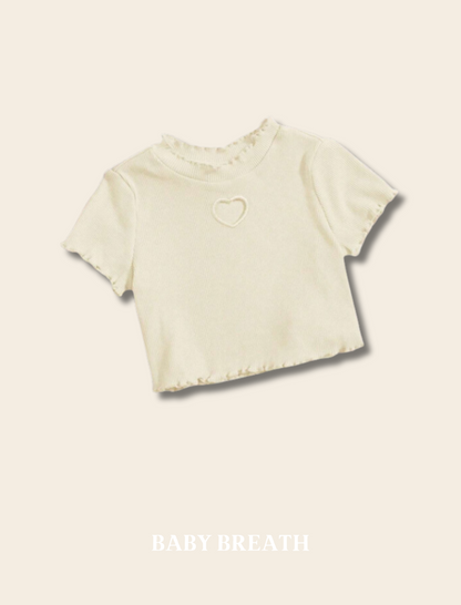 Heart Cut Out Top | 6M-3Y