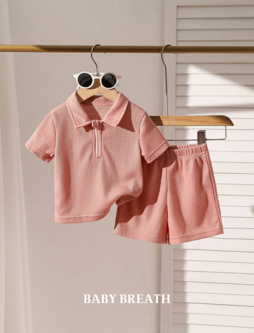 Baby Boys Blush Pink Set | 3M-3Y