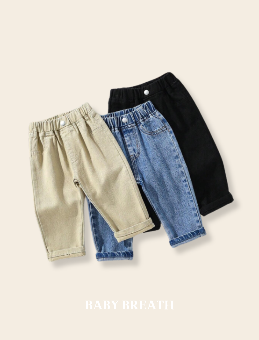 Unisex solid Denims | 6M-3Y