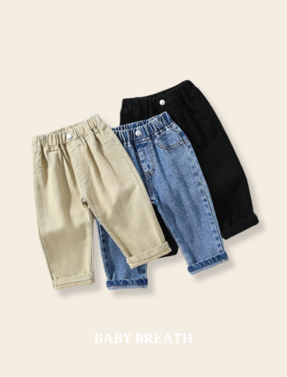 Unisex solid Denims | 6M-3Y