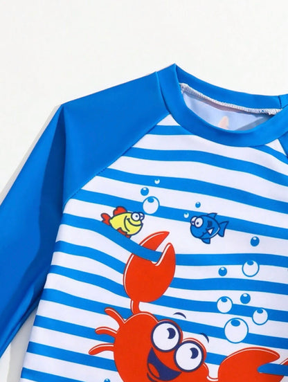 Crab boy swimsuit set | 4Y- 7Y