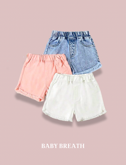 Raw Edge Denim Short