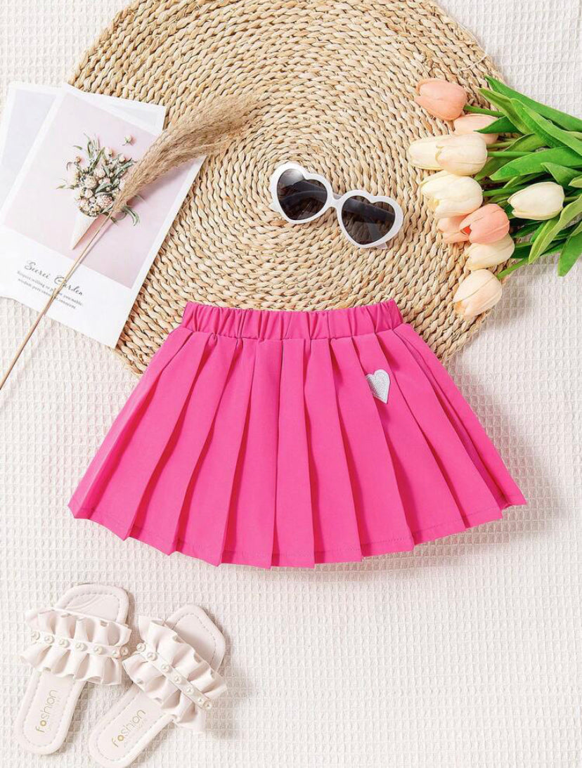 Pinky heart skirt | 3M - 3Y