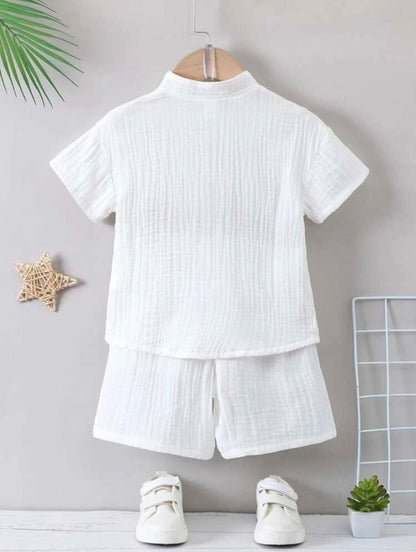 White Monochrome Luxe Set | 6M - 6Y