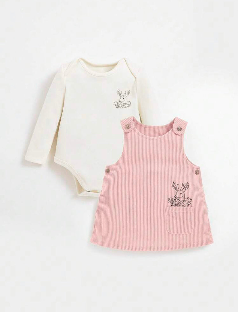 Pink Dear Premium baby girls set | 0M- 6M