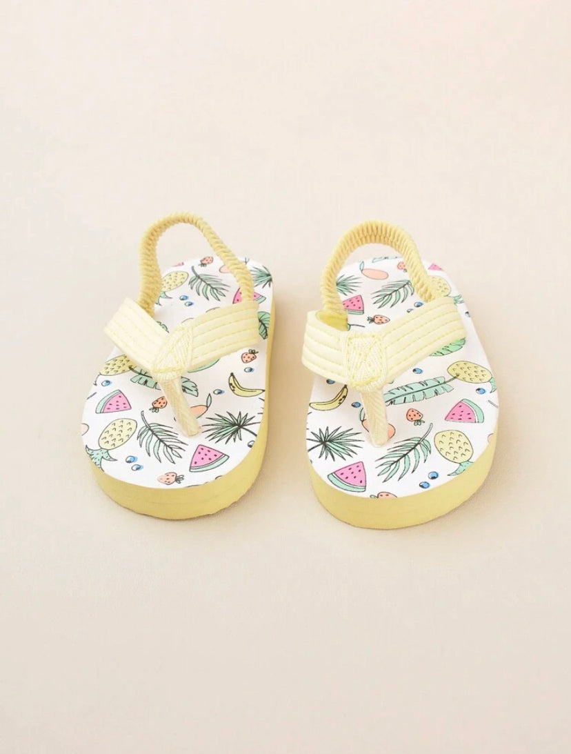 Fruit splash kids sandals