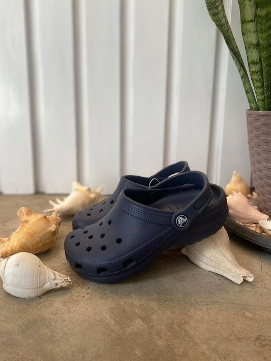 Dark Blue Summer Clogs