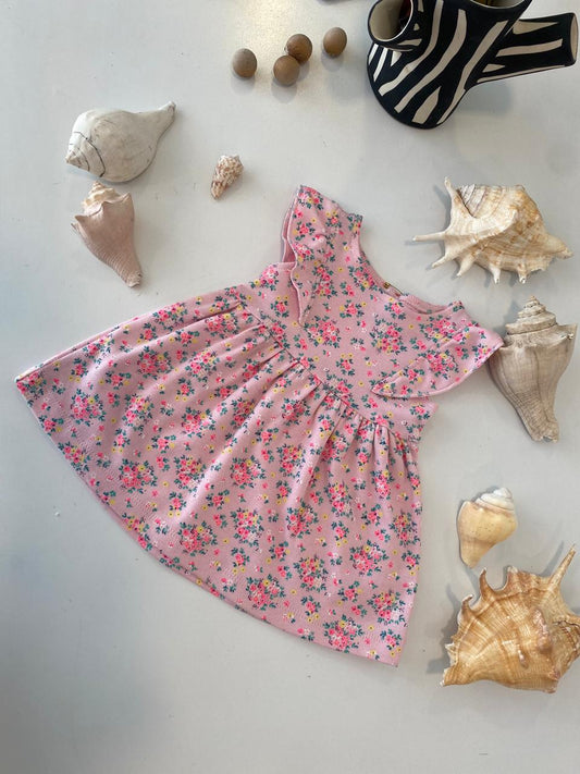 Pink Frill Frock