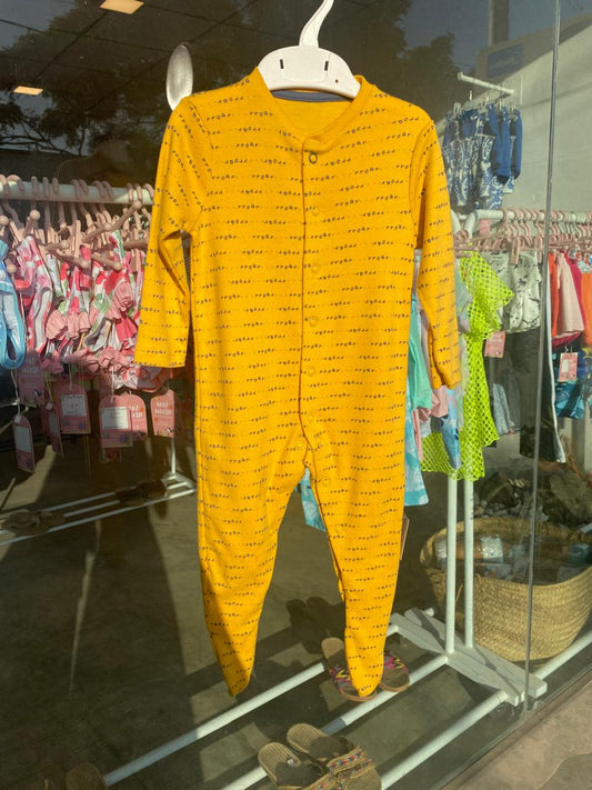 Roar Yellow Theme Sleepsuit