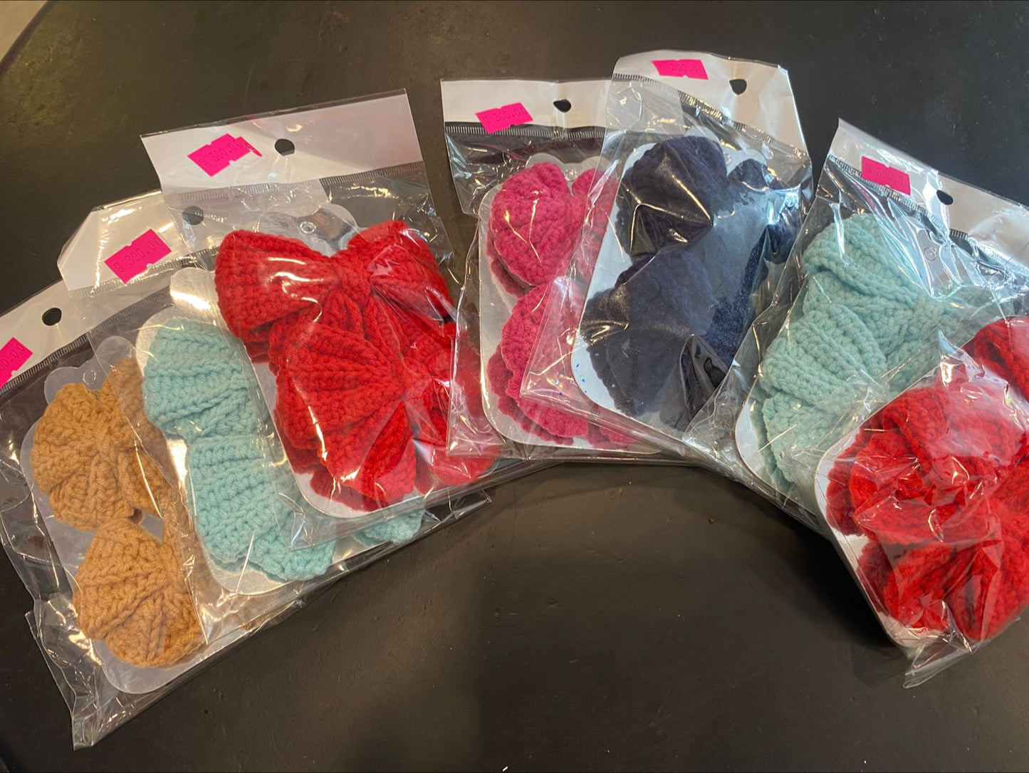 Crochet Bow Clip