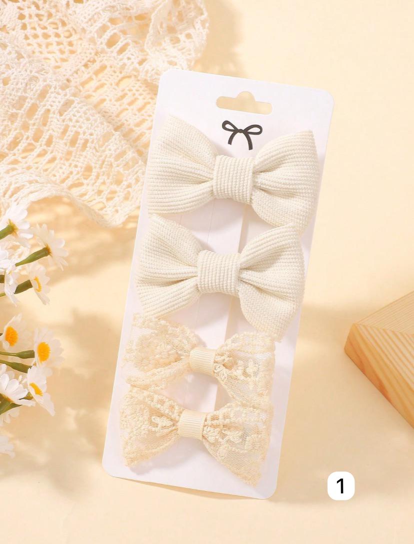 Cute Solid Color Mini Hair Clips