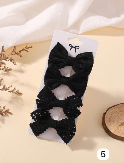 Cute Solid Color Mini Hair Clips