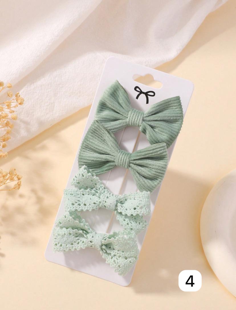 Cute Solid Color Mini Hair Clips