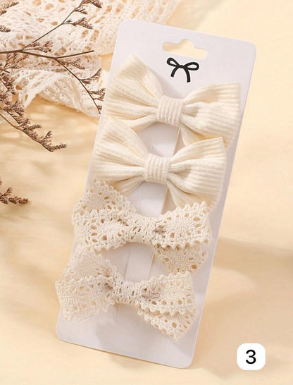 Cute Solid Color Mini Hair Clips