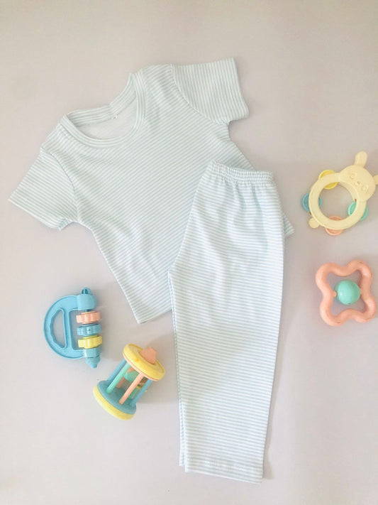 TCB Blue Stripes Short Sleeve PJ