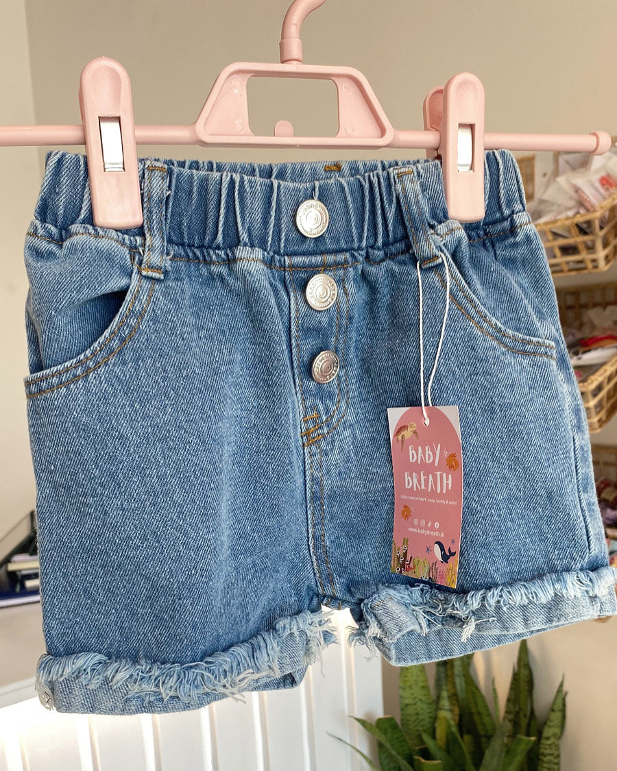 Girls Denim shorts | 1Y- 6Y