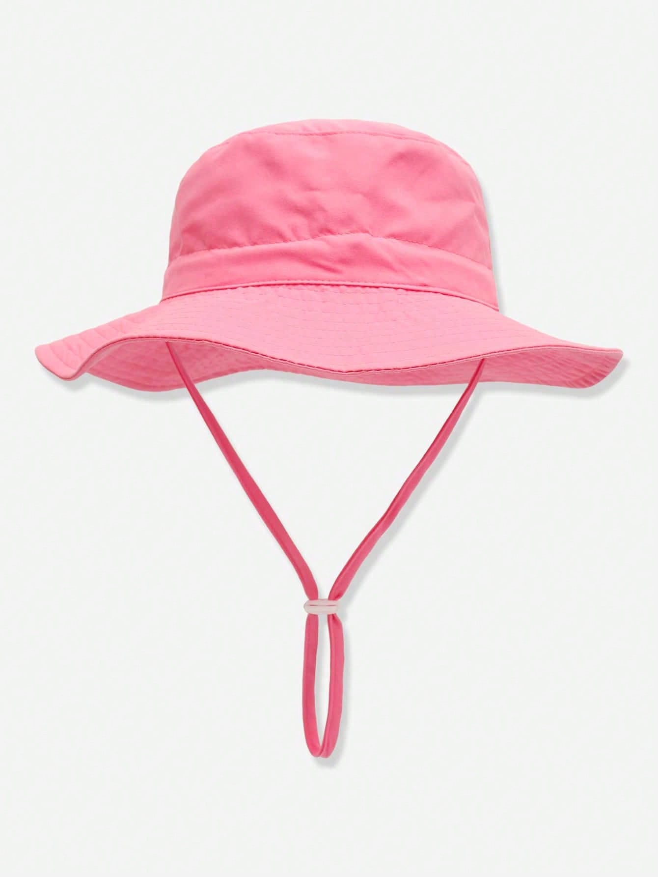 Wide brim bucket hat