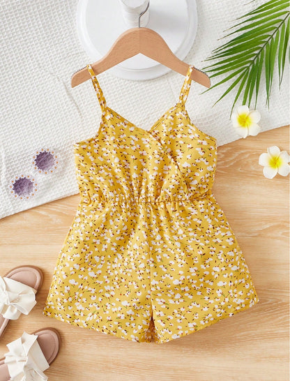 Young Girls Ditsy Floral Cami Jumpsuit | 4Y-7Y