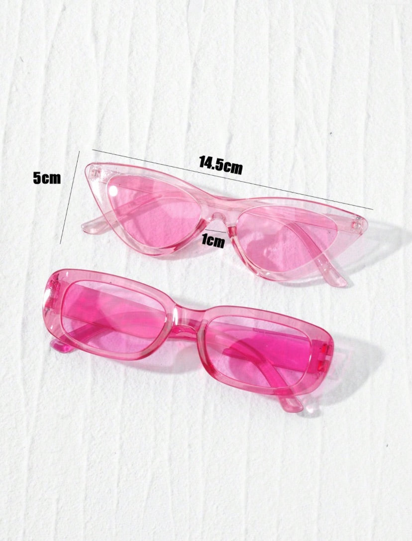Cat Eye Square Pink Fashion Shades