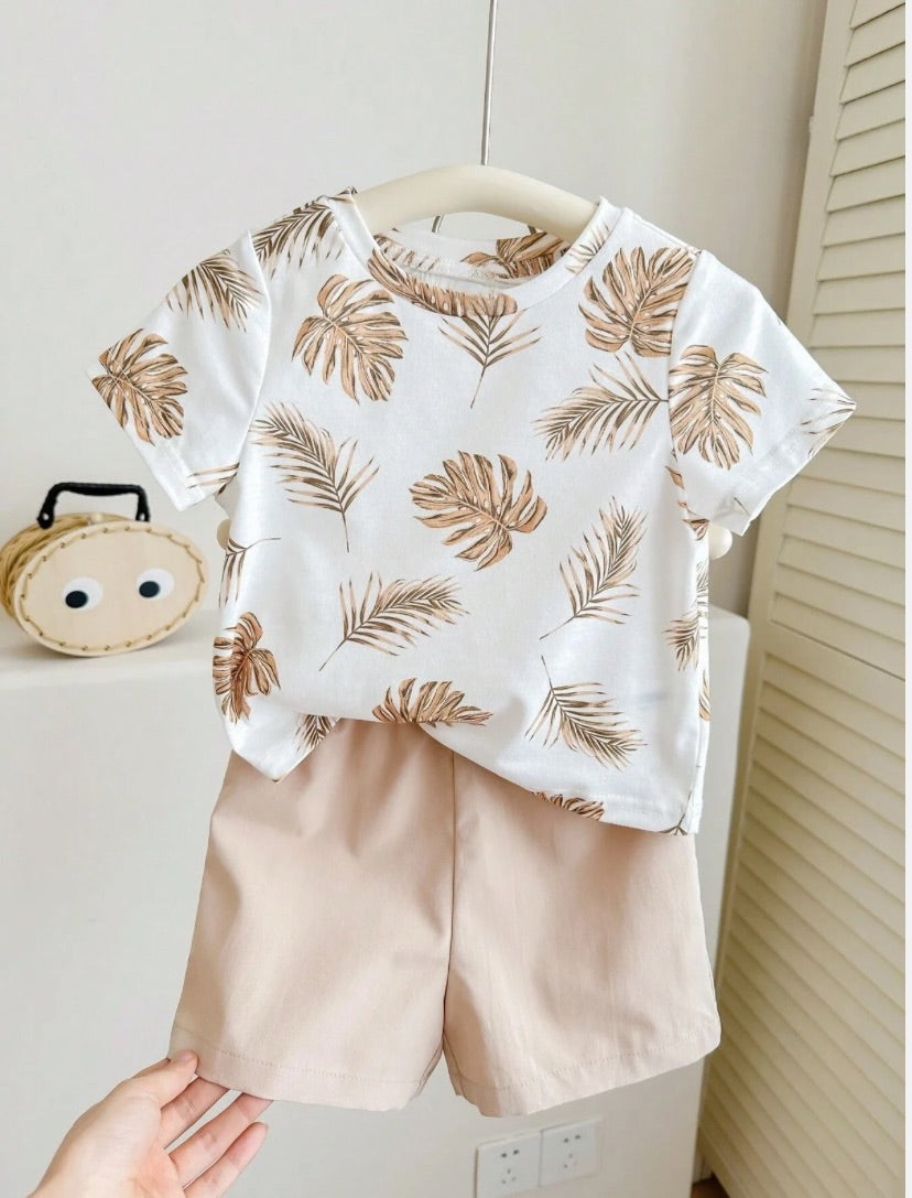 Tropical Print Tee & Short Set | 6M - 3Y