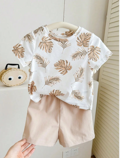 Tropical Print Tee & Short Set | 6M - 3Y