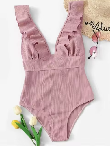 Pink One-Piece Swimsuit