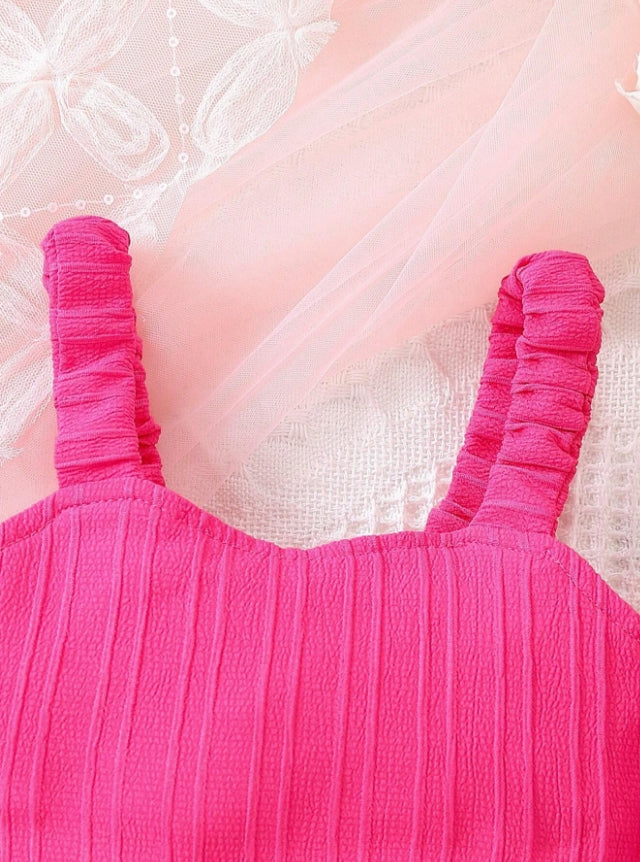 Hot Pink Bella Luxe Set | 6M-3Y