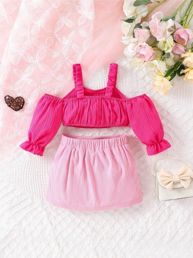 Hot Pink Bella Luxe Set | 6M-3Y