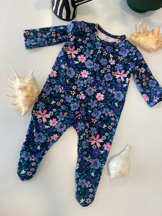 Floral Garden Sleep Suit