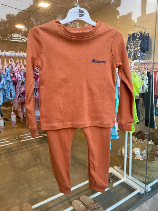 Orange Theme PJ Set