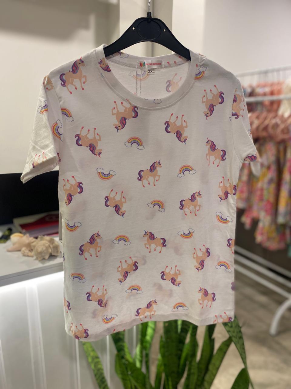 Purple Unicorn Theme T-Shirt