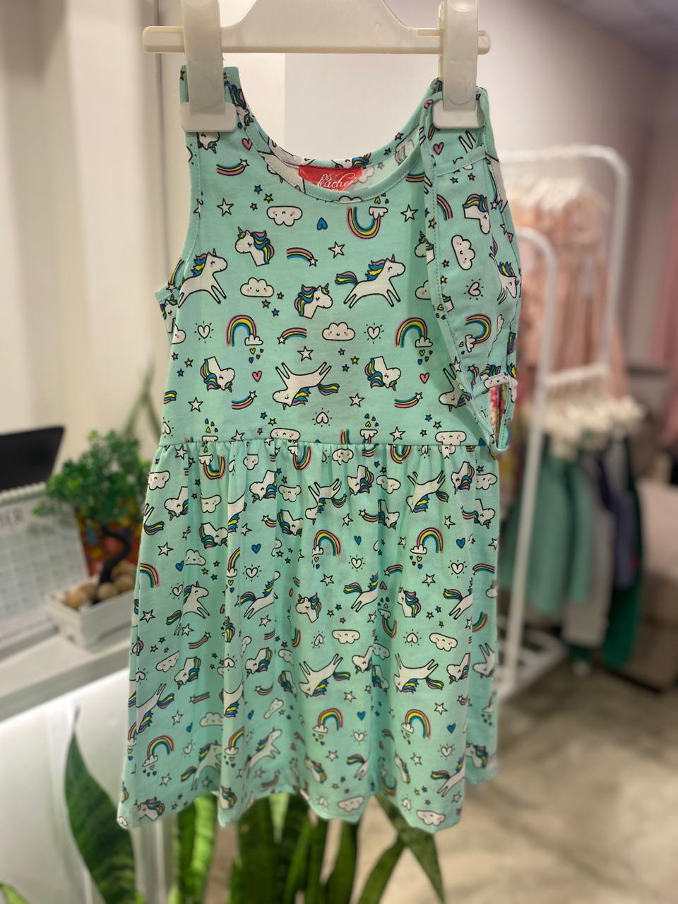 Green Unicorn Dress