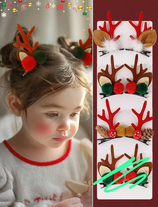 Colorful Reindeer Antlers Headband