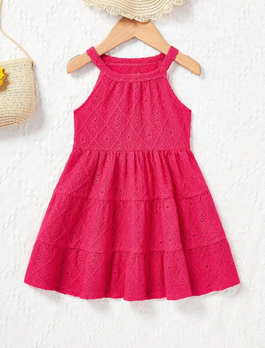 Baby Girls Cute Sleeveless Casual Dress