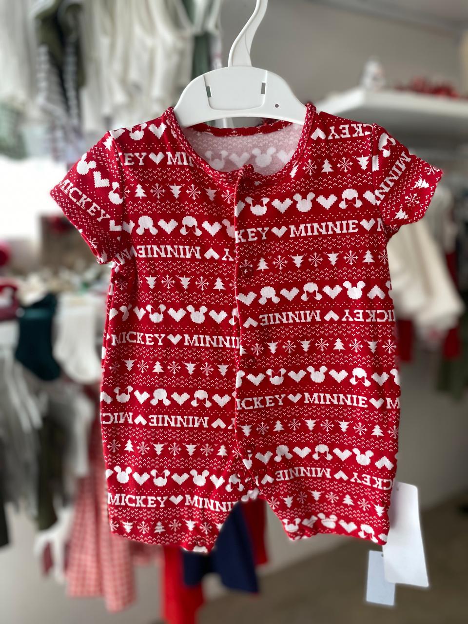 Micky Red Theme Romper