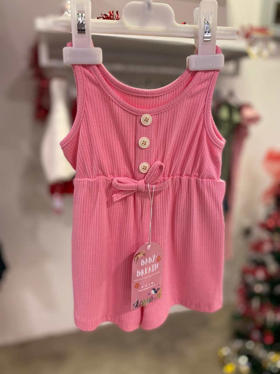 Baby Girls Pink Girls Romper