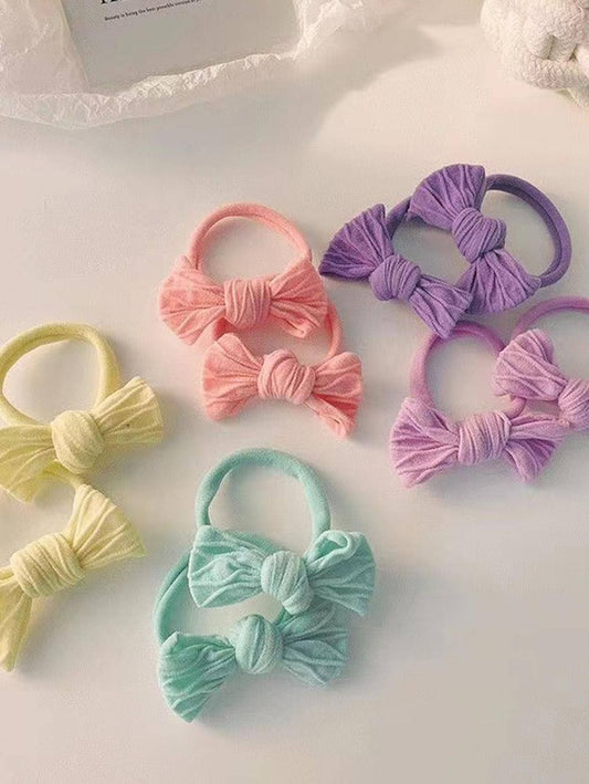 Bow Decor Hair Ties