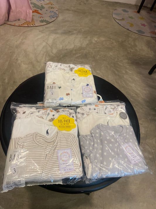 3 Pcs Sleep suits Set