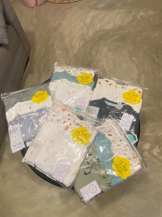 3 Pcs Sleep Suits |0-3M