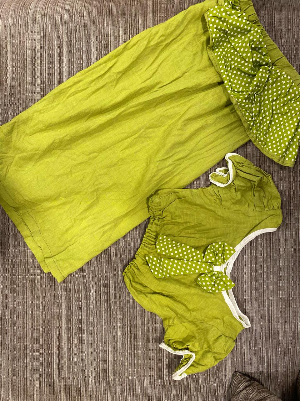 Green White Redda Hatte | 5-6Y