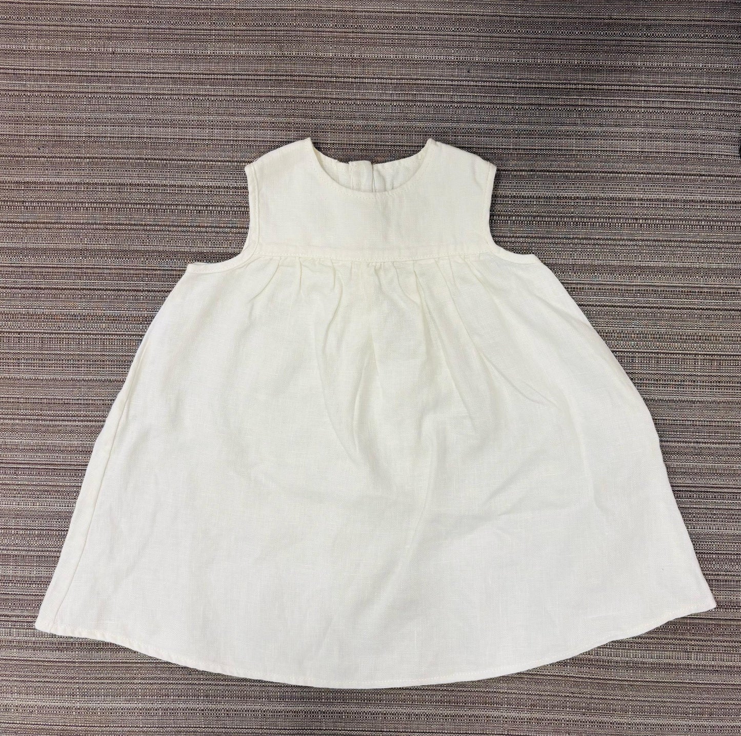 White Linen Dress