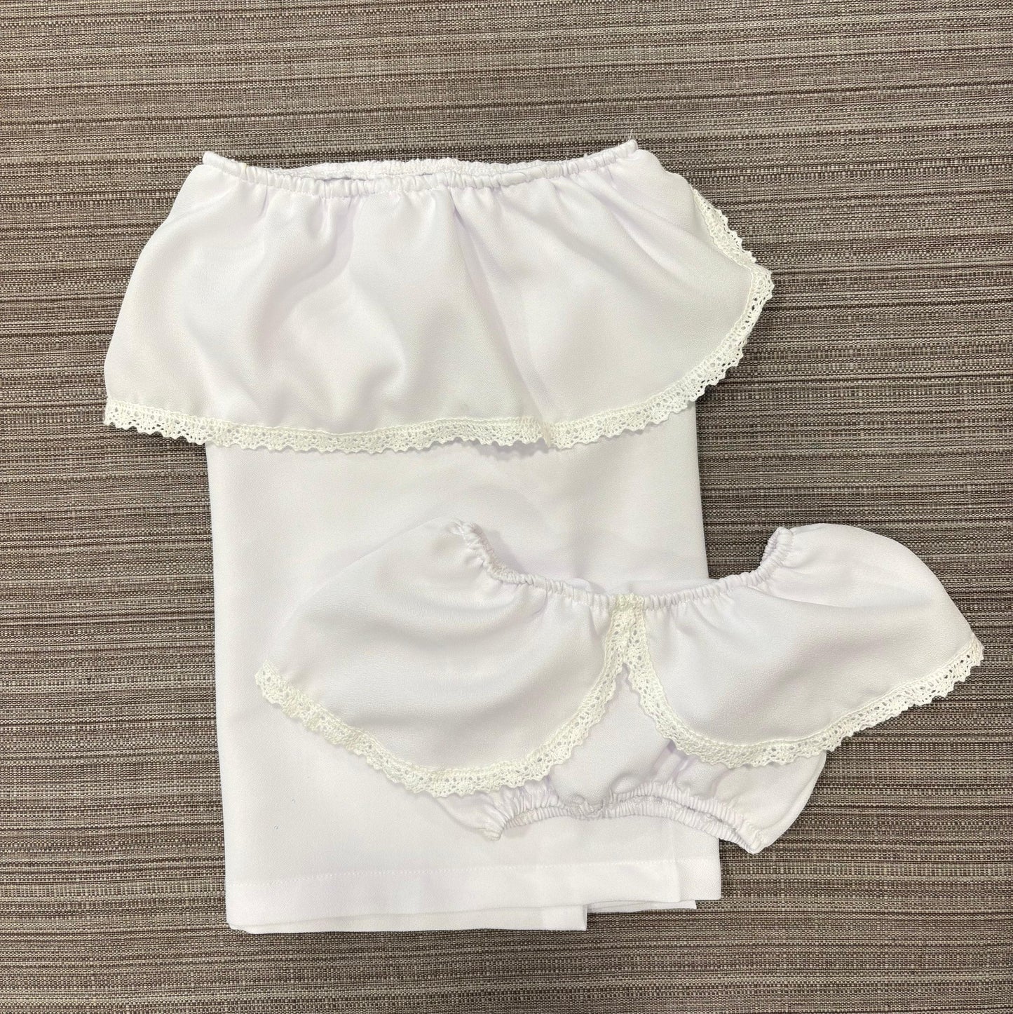 White Lama Saree